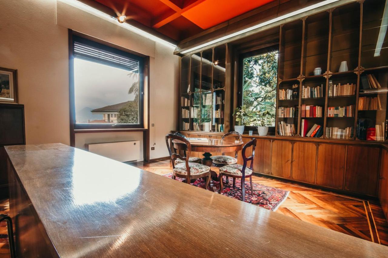 Library Apartment - Villa Candela Stresa Exterior foto