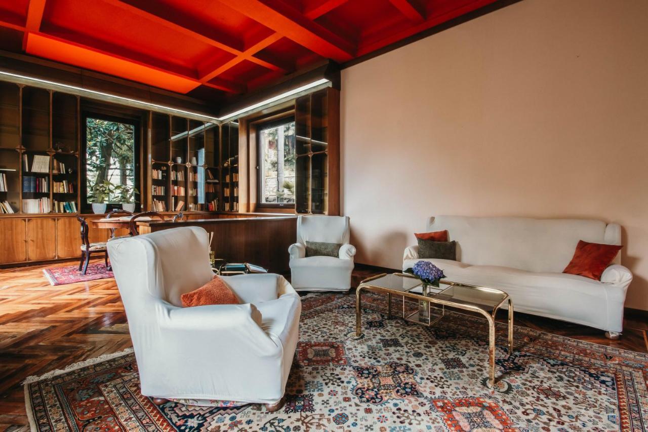 Library Apartment - Villa Candela Stresa Exterior foto